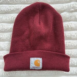 Red Carhartt Knit Hat